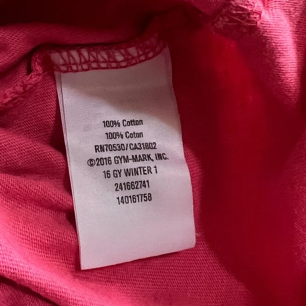 Gymboree Graphic Tee 2T Pink Excellent Long Sleeve Winter Dog Glitter Cozy Pup